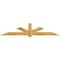 Ekena Millwork Kennewick Rough Sawn Timber Gable Bracket, Western Red Cedar, 108"W x 22"H x 2"D x 6"F, 5/12 Pitch GBW108X22X0206KEN00RWR - alternate 1